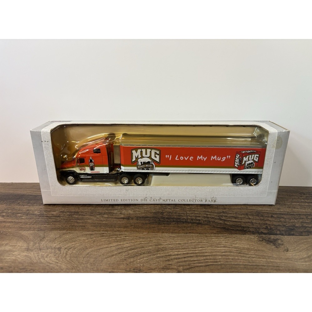 SpecCast Mug Root Beer Freightliner C120 Die-Cast Truck Bank #34080